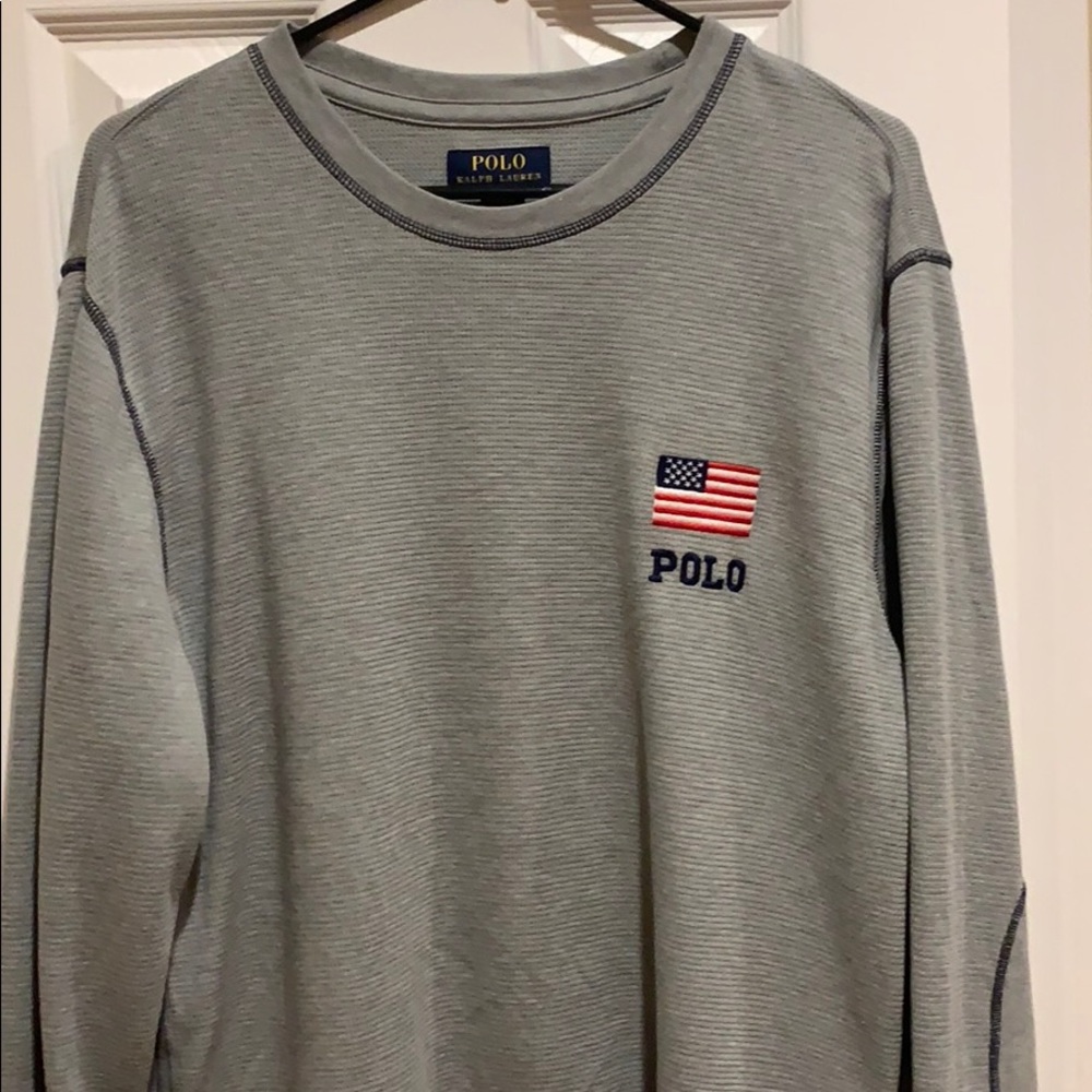 Polo Ralph Lauren USA Flag Embroidered Sweater